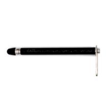 Antena Retrátil Corta Pipa Moto 7 Estág Retrovisor Aço Inox COR:PRETO