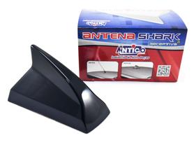 Antena Shark Preta Brilhante Vectra Astra Corsa Celta Gol Voyage Saveiro Polo Golf Fox Fit City Corolla Punto HB20 Tucson I30 207 208 e Outros