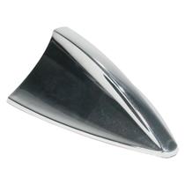 Antena Shark Tubarão Universal Cromada Todos Os Carros Onix Celta Prisma Vectra Astra Palio