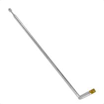 Antena Telescópica 4 Estágios Haster Para Tv e Rádio 73cm Vhf Uhf