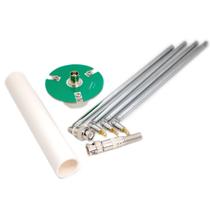 Antena Telescópica Fm Gp 65mhz-375mhz, Amplificador Rf Bnc Q9 Para Transmissor Fm, Receptor De Rádio