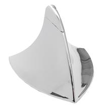 Antena Teto Shark Tubarão Cromada Decorativa Universal Argo Vectra Astra Corsa Gol Golf Polo