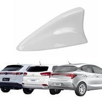 Antena Tubarão Shark Automotiva Teto Base Larga 14cm Recepção AM/FM Hyundai Linha Premium Creta Sportage HB20 IX35