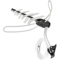 Antena Tv Digital Externa 4 Em 1 Vhf/uhf/fm/hdtv Dtv-3000, Completa, Com Mastro E Cabos 15 Metros F018