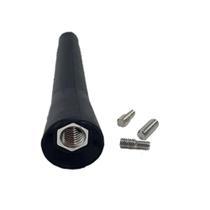 Antena Universal Preta De 6,5cm FM AM DAB Para Carro, Montagem No Teto, Acessórios Curtos Com