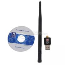 Antena USB 2.0 Receptor de WiFi Wireless Internet Sem Fio 1200Mbps 802.INN PC Notebook 14