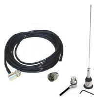 Antena Vhf 1/4 ars eletronica Cabo Coaxial 5m mvoobc