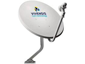 Antena Vivensis 75cm Monoponto Banda Ku Chapa - 492