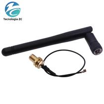 Antena Wi-Fi 3dBi 2,4GHz RP-SMA Macho para Roteador - Compatível com ESP8266 e ESP32