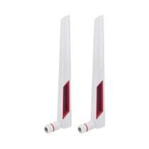 Antena WiFi De Banda Dupla 8dBi De Alto Ganho 2.4GHz 5.8GHz Conectores RP-SMA SMA Masculinos Para