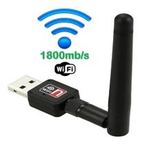 Antena Wifi USB Adaptador Wireless PC e Notebook 1800MBPS - Feir