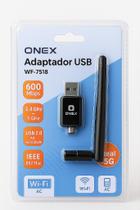 Antena wireless usb 2.0 onex wf-7518 para pc e notebook