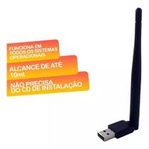 Antena Wireless Usb Para Receptores E Tv Smart - Imagevox Antena Wireless Usb Para Receptores E Tv Smart - Imagevox