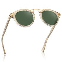 Anteojos de Sol CARFIA Doble Puente Amarillo Transparente Polarizados para Hombre