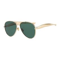 Anteojos de sol laureles Fashion Piloto Sobredimensionados para Mujer Dorados (C5) Anteojos de sol laureles Fashion Piloto Sobredimensionados para Mujer Dorados (C5)