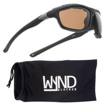 Anteojos de Sol WYND Blocker Airdam 335 para Motocicleta UV400 Negro