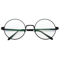 Anteojos Pro Acme Retro Redondos con Montura Metálica Negro/Transparente