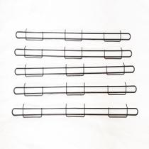 Anteparo Frontal Amapa 078 Preto Para Bandeja Ponta Kit 5