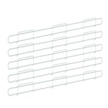 Anteparo Frontal Amapa 092 Branco Bandeja Gondola Kit 10