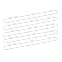 Anteparo Frontal Fit 078 Branco Para Bandeja Gondola Kit 5