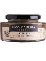 Antepasto casa madeira gourmet azeitona preta 180g