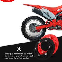 Anti-block Traseiro Da Corrente CRF230, CRF250, CRF450, Bros Todos os Modelos, XRE 190