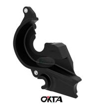 Anti bloqueio dianteiro da corrente com protetor de eixo de câmbio para crf 250f preto - okta Anti bloqueio dianteiro da corrente com protetor de eixo de câmbio para crf 250f preto - okta
