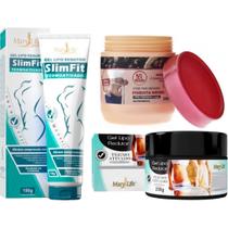 Anti Estrias Kit c/ Pimenta Negra Slim Fit Gel Lipo Redutor