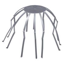 Anti-Folha para Bocal de Saída de Calha 120x135mm Prata Astra Cinza