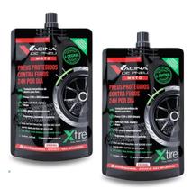 Anti Furo Selante Para Pneus Com Sem Câmara Xtire Moto Cg Tiran Fan Fazer Lander Cb Xre - 2 Frascos 250ml