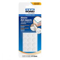 Anti Impacto Adesivo Tekbond Redondo 12Mm Com 12 Pecas Anti Impacto Adesivo Tekbond Redondo 12Mm Com 12 Pecas