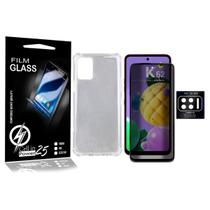 Anti Impacto + P. Privac.3d + Pel Câm. P/ LG K62 LMK520BMW - Cell In Power25