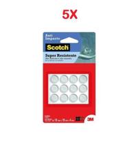 Anti impacto redondo para portas médio adesivo 3m kit 5 pçs Anti impacto redondo para portas médio adesivo 3m kit 5 pçs