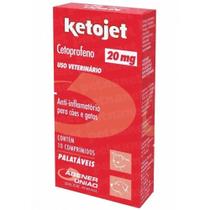 Anti-Infamatório Agener União Ketojet Cetoprofeno 10 comprimidos - 20 mg