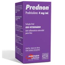 Anti-inflamatório Agener União Prednon 4 mg/ml para Cães 30 ml - AGENER UNIAO
