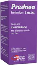 Anti-inflamatório Agener União Prednon para Cães 30ml Anti-inflamatório Agener União Prednon para Cães 30ml