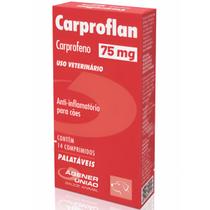 Anti-inflamatório Carproflan Cães Agener Porte Médio 75mg