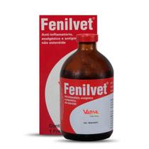 Anti-inflamatório e Analgésico Vansil Fenilvet para Cães, Bovinos, Suínos e Equinos