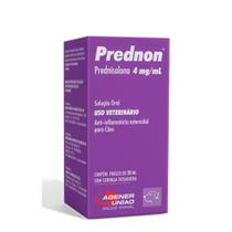 Anti-inflamatório Esteroidal Prednon para Cães 4mg Solução Oral 30ml