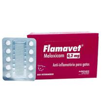 Anti-inflamatório Gatos 0,2mg 10 Comps. Agener Flamavet Me.