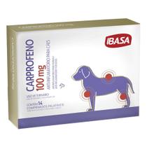 Anti-inflamatório Ibasa Carprofeno para Cães - 100 mg