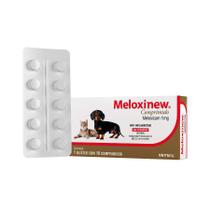 Anti-inflamatório Meloxinew 10 Comprimidos Vetnil para Cães e Gatos - 1mg