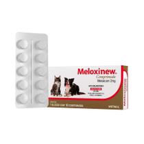 Anti-inflamatório Meloxinew 10 Comprimidos Vetnil para Cães e Gatos - 2mg Anti-inflamatório Meloxinew 10 Comprimidos Vetnil para Cães e Gatos - 2mg