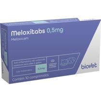 Anti-Inflamatório Meloxitabs Biovet 0,5mg - Embalagem com 10 Comprimidos Anti-Inflamatório Meloxitabs Biovet 0,5mg - Embalagem com 10 Comprimidos