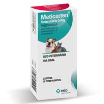 Anti-inflamatório Meticorten Vet 5mg - 10 comprimidos