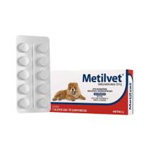 Anti-inflamatório Metilvet 10 Comprimidos Vetnil para Cães e Gatos - 20mg