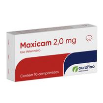 Anti-inflamatório Ourofino Maxicam de 10 Comprimidos - 2 mg