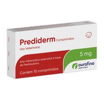 Anti-inflamatório Prediderm Comprimidos - 5 mg - Ouro Fino Pet