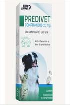 Anti-inflamatório Predivet 20mg - 10 Comprimidos para Alívio em Animais de Estimação
