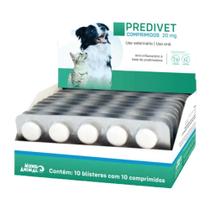 Anti-inflamatório Predivet para Cães e Gatos em Blister com 10 Comprimidos de 20 mg Anti-inflamatório Predivet para Cães e Gatos em Blister com 10 Comprimidos de 20 mg